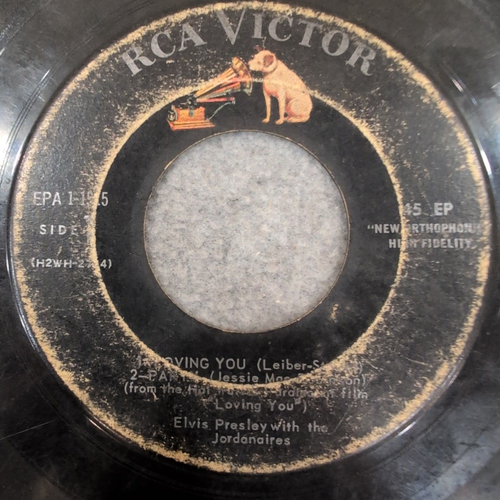 Elvis Presley Loving You EP 45 RPM RCA Victor EPA 1-1515 Teddy Bear True Love - Picture 2 of 4